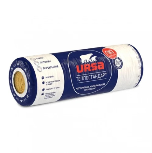 СТЕКЛОВАТА URSA 14M2 ТЕПЛОСТАНДАРТ СТЕКЛОВАТА URSA 14M2 ТЕПЛОСТАНДАРТ
